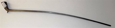 Lot 922 - A Church Warden's Steel Pipe, 18th century, 46.5cm long