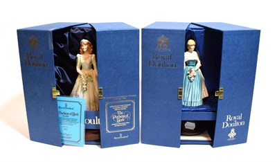 Lot 37 - Two Royal Doulton royal figures, Lady Diana Spencer HN2885 no.227 and The Duchess of York...
