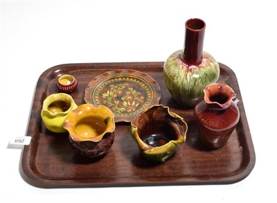 Lot 268 - A group of assorted Linthorpe pottery (6)