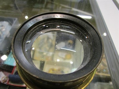 Lot 357 - Various lenses: Thornton Pickard, Capi Plasticca 24mm f4, Taylor Hobson 10x8, Lancaster, Cooke...