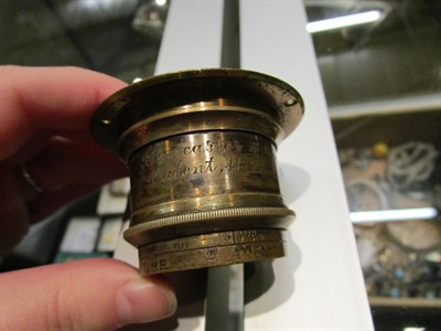 Lot 357 - Various lenses: Thornton Pickard, Capi Plasticca 24mm f4, Taylor Hobson 10x8, Lancaster, Cooke...