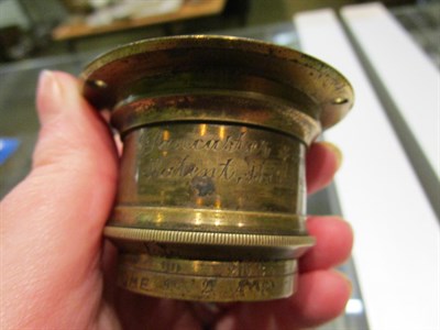 Lot 357 - Various lenses: Thornton Pickard, Capi Plasticca 24mm f4, Taylor Hobson 10x8, Lancaster, Cooke...