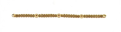 Lot 426 - A fancy link bracelet, length 19cm