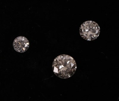 Lot 2152 - Assorted Loose Diamonds, including a loose round brilliant cut diamond, weighing 0.35 carat...