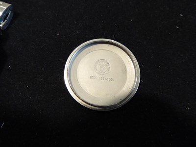 Lot 2226 - A Stainless Steel Automatic Centre Seconds Day/Date Wristwatch, signed Girard Perregaux, model:...