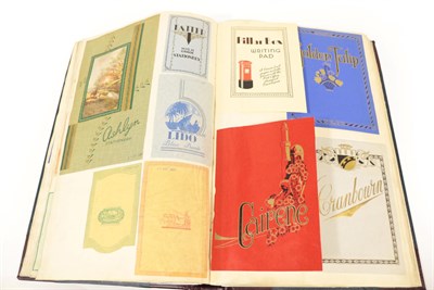 Lot 13 - Sample Book A collection of examples of stationery, writing pads, paper types and others,...