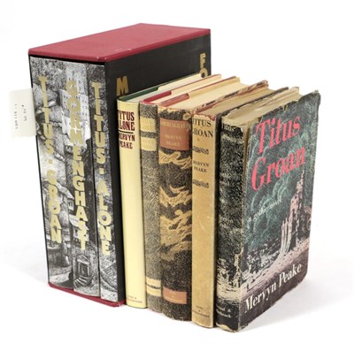 Lot 27 - Peake, Mervyn The Gormenghast Trilogy, comprising: Titus Groan. Eyre & Spottiswoode, 1946. 8vo,...
