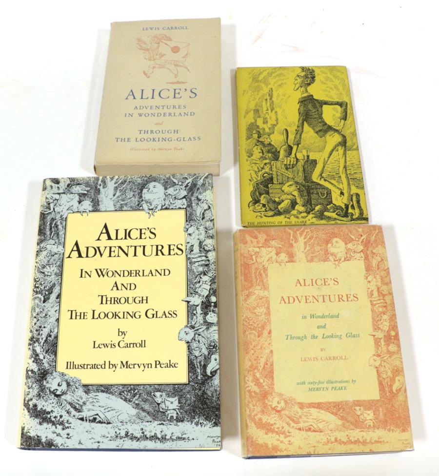 Lot 30 - Carroll, Lewis; Peake, Mervyn (illus.) Alice's Adventures in Wonderland and Through the Looking...