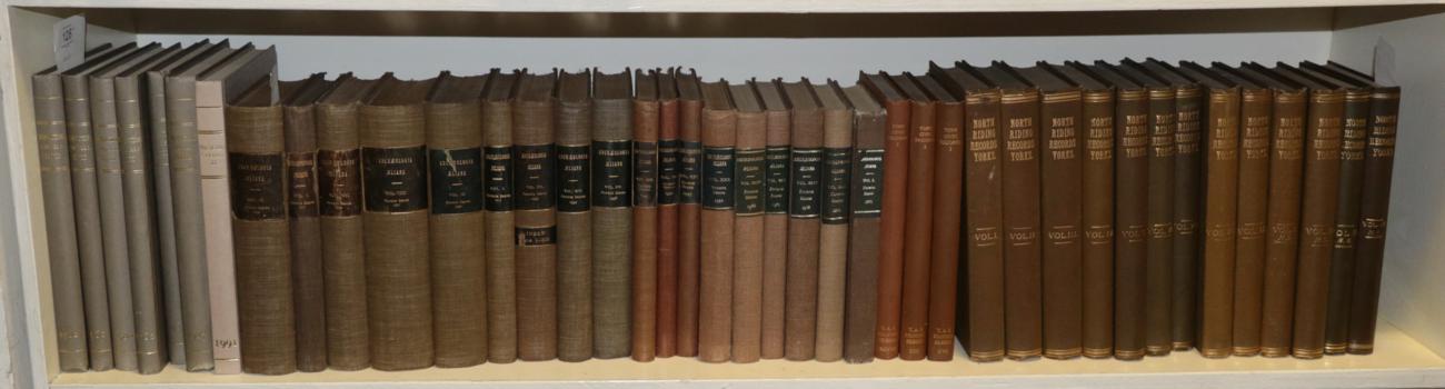 Lot 128 - County History Comprising: North Riding Records (1884-92, 9 vols) and The New Series (1894-7, 4...