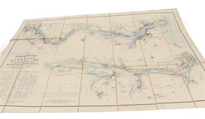 Lot 151 - Bell, I.T.W. Lambert's Map of the River Tyne Between Hedwin Streams, above Newcastle on Tyne,...