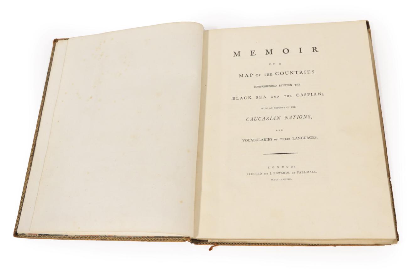 Lot 159 - [Ellis, George] Memoir of a Map of the Countries comprehended between the Black Sea and the...