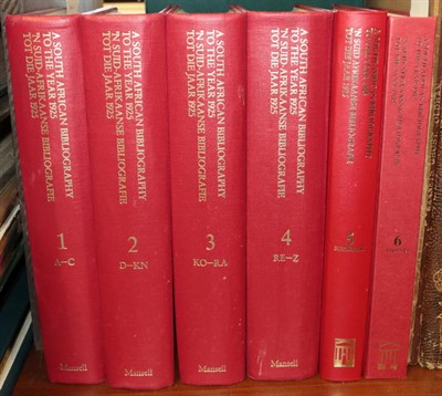 Lot 176 - Rossouw, Fransie; Vockerodt, Elizabeth A South African Bibliography to the Year 1925 (4 vols)...