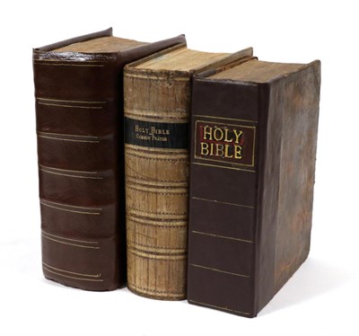 Lot 201 - The Holy Bible [KJV] Bound after the Book of Common Prayer and before John Downame, A Brief...