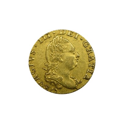 Lot 2067 - George III Gold Half Guinea 1777 S3734 Bold VF/VF