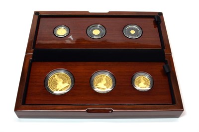 Lot 2102 - 2014 Britannia Premium Gold Proof 6 Coin Set Box Coa -  Changing Faces of Britain.  £100 to 50p