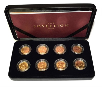Lot 2113 - Royal Mint 'The Branch Mint Sovereign Collection' Eight Gold Sovereigns from Victoria Young...