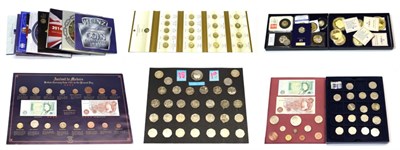 Lot 2125 - Over 40 Proof and Uncirculated Coin Sets and Notes.  Olympic and General 50p and £2...