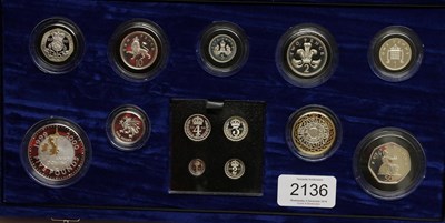 Lot 2136 - Royal Mint. Millenium Silver Proof Collection 2000 including Maundy set Boxed and CoA