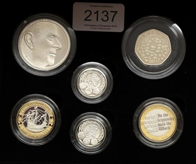 Lot 2137 - Royal Mint.2011 Silver Proof Collection Boxed and CoA