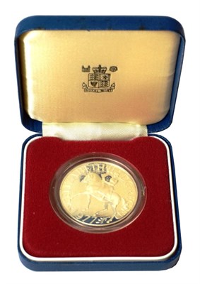 Lot 2140 - Queen Elizabeth II Silver Jubilee 1977 silver proof commemorative crown, in case of issue with...