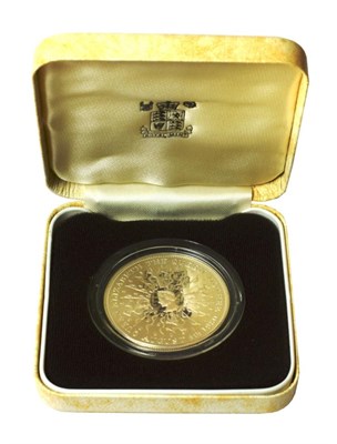 Lot 2141 - The Queen Mother's 80th Birthday 1980 silver proof commemorative crown, in case of issue with...