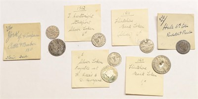 Lot 2195 - Silver Tokens Flintshire Bank Shilling Silver Token August 12 1811 WD22 Punch marks, and...