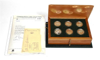 Lot 2196 - The Conservation Coin Collection, by Spink and WWF 24 x 1oz silver coin collection in case with...