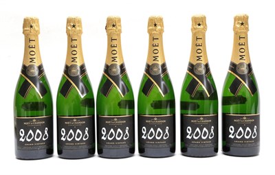 Lot 2005 - Moët et Chandon Grand Vintage 2008 Champagne (six bottles)