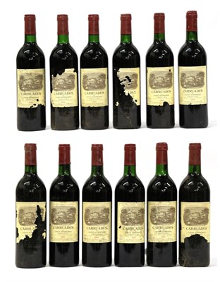 Lot 2065 - Curruades de Lafite Rothschild 1986 Pauillac (twelve bottles)
