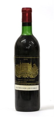 Lot 2071 - Château Palmer 1971 Margaux (one bottle)