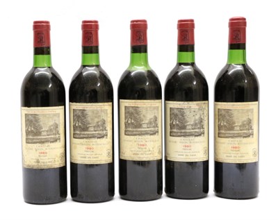 Lot 2091 - Château Duhart Milon Rothschild 1980 Pauillac (five bottles)