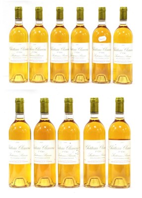Lot 2131 - Château Climens 1988 Barsac (eleven bottles) cellared by the Wine Society, 96/100 Robert Parker
