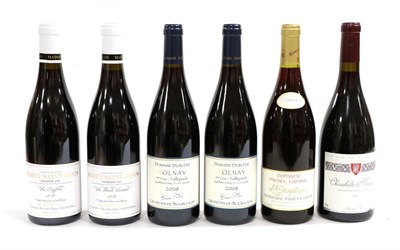 Lot 2152 - Domaine Dublere 2008 Volnay 1er Cru Taillepieds (two bottles), Domaine Michel Lafarge 2009...