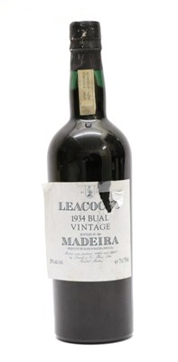 Lot 2202 - Leacock's 1934 Bual Vintage Madeira bottled 1986 (one bottle)