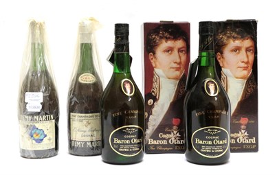 Lot 2206 - Baron Otard V.S.O.P. Fine Champagne Cognac 70cl in original cardboard sleeve (two bottles),...