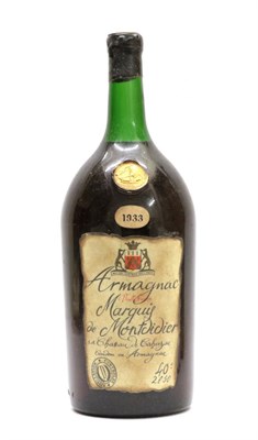 Lot 2211 - Château de Cahuzac Marquis de Montdidier 1933 Armagnac in original cased sleeve (one 2.5 litre...