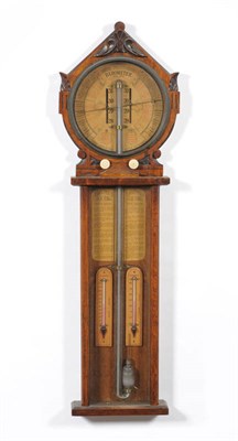 Lot 1071 - An Admiral Fitzroy's Royal Polytechnic Barometer, retailed by Joseph Davis & Co, London, circa...