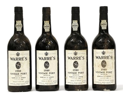 Lot 2233 - Warre's Vintage Port 1980 (four bottles)