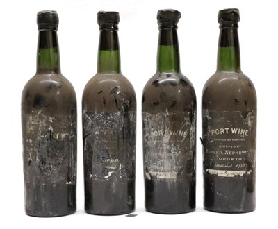 Lot 2249 - Butler, Nephew & Co. 1947 Vintage Port (four bottles) (poor labels)