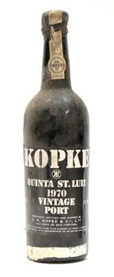 Lot 2251 - Kopke Quinta St. Luiz 1970 Vintage Port (one bottle)