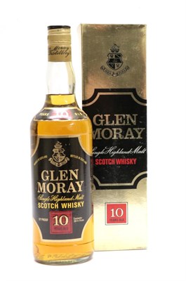 Lot 2259 - Glen Moray 10 Year Old Single Highland Malt Scotch Whisky 70° proof, 262/3 fl.ozs., 1970s bottling