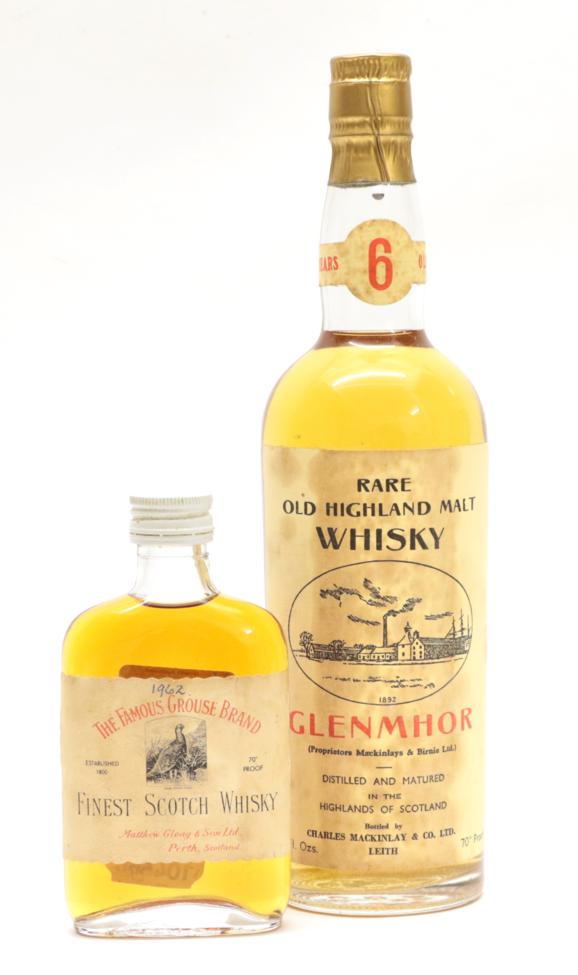 Lot 2266 - Glenmhor 6 Year Old Rare Highland Malt Whisky 262/3 fl.oz., 70° proof, 1970s bottling (one...