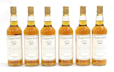 Lot 2281 - Clynelish 1992 10 Year Old Single Malt Highland Whisky bottled for Tanners (six bottles)