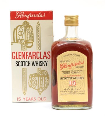 Lot 2287 - Glenfarclas 15 Year Old All Malt Unblended Scotch Whisky 80° proof, 262/3 fl.ozs., 1970s...