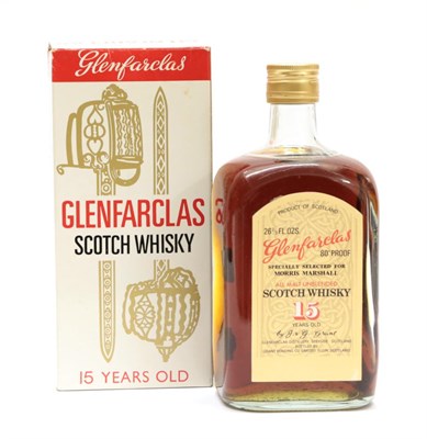 Lot 2288 - Glenfarclas 15 Year Old All Malt Unblended Scotch Whisky 80° proof, 262/3 fl.ozs., 1970s...