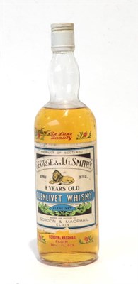 Lot 2291 - Glenlivet 8 Year Old Whisky bonded and bottled by Gordon & MacPhail, 1960's bottling bearing George