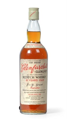 Lot 2292 - Glenfarclas 8 Year Old All Malt Unblended Scotch Whisky 105° proof, 262/3 fl.ozs, 1970s...
