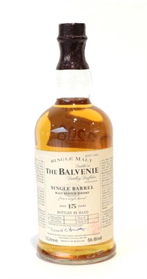 Lot 2296 - The Balvenie 15 Year Old Single Barrel Malt Scotch Whisky, cask number 8836, bottle number 125,...