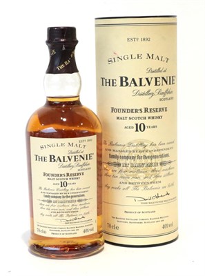 Lot 2297 - Balvevie 10 Year Old Founders Reserve Single Malt Scotch Whisky 40% 70cl, in original sleeve...