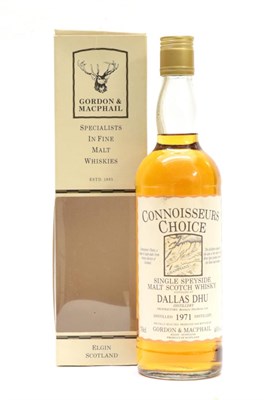 Lot 2298 - Gordon & MacPhail Connoisseurs Choice Dallas Dhu Single Speyside Malt Scotch Whisky distilled...